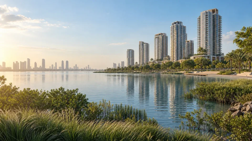 Dubai Creek Harbour residential setting
