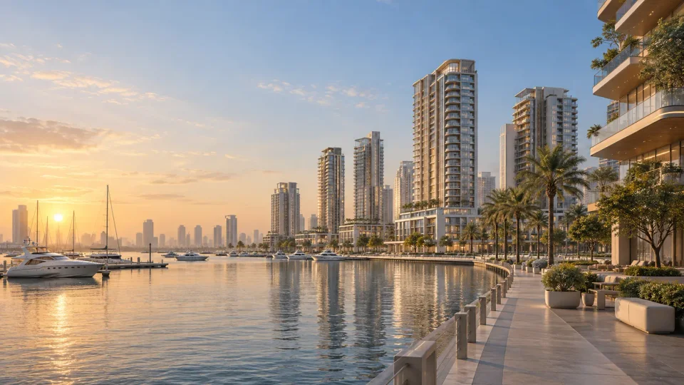 Dubai Marina residential setting