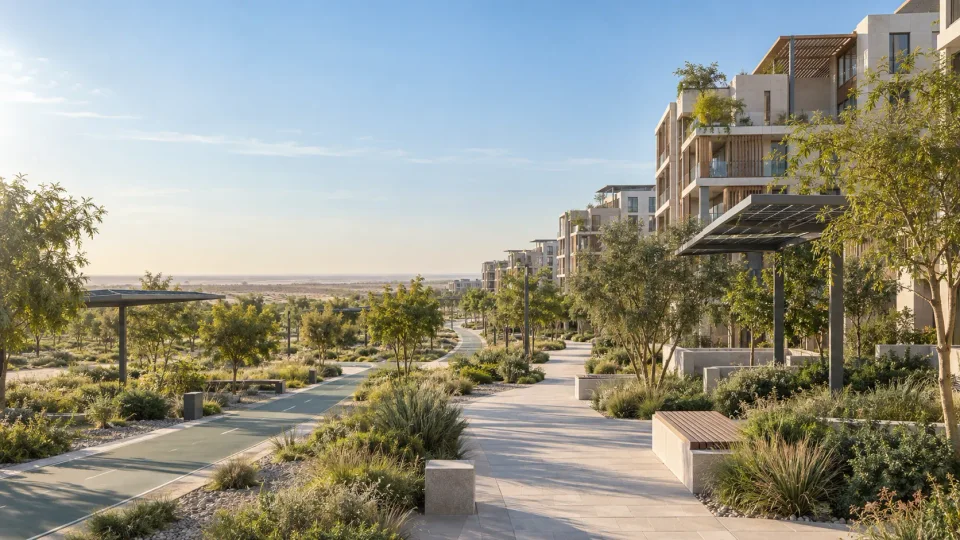 Dubai South residential setting