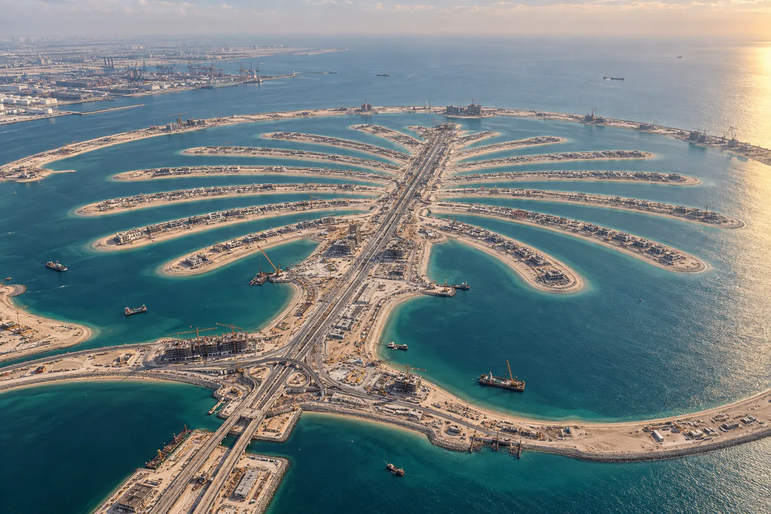 Palm Jebel Ali residential setting