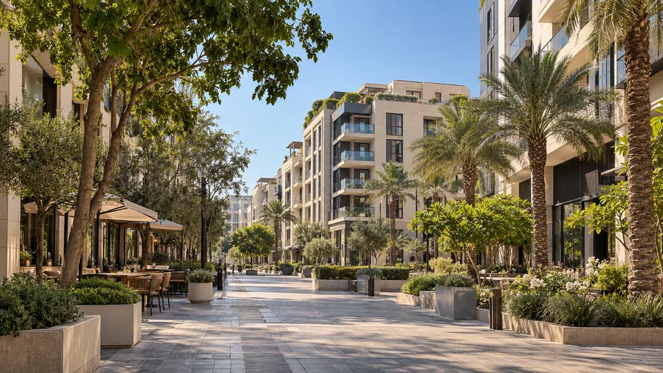 Illustration of the City Walk area