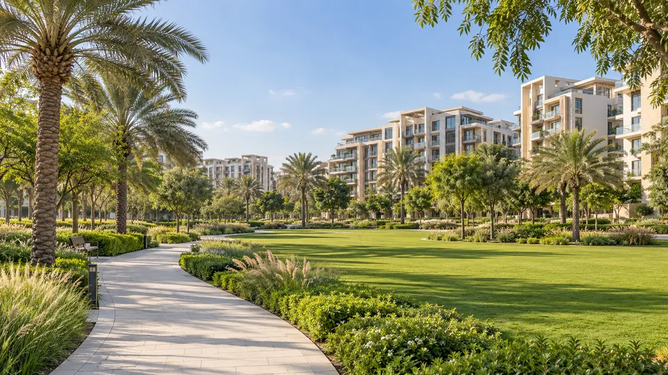 Illustration of the Dubai Hills Estate area