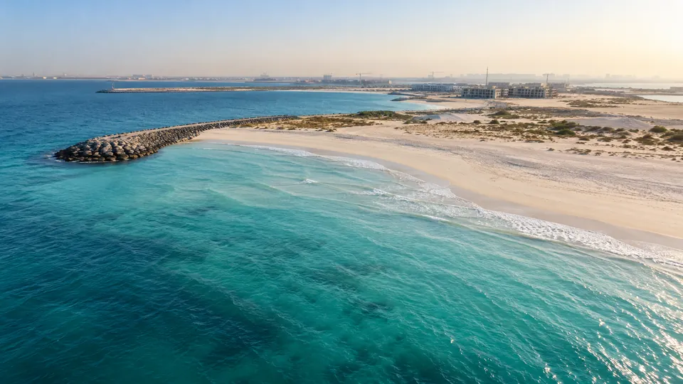 Illustration of the Dubai Islands area